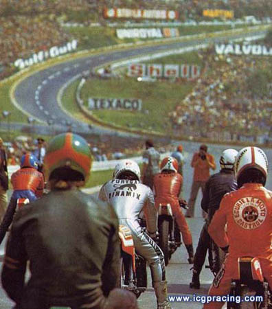 Belgium GP- start in one minute