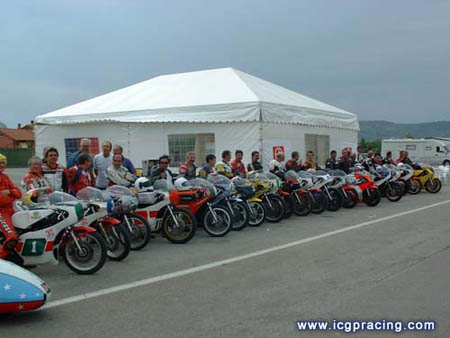 ICGP racers in Italy
